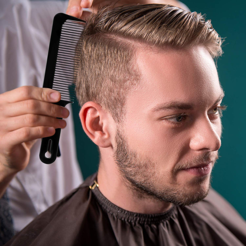 Boao anti-static flat-top comb with a smooth surface for silky-looking hair.