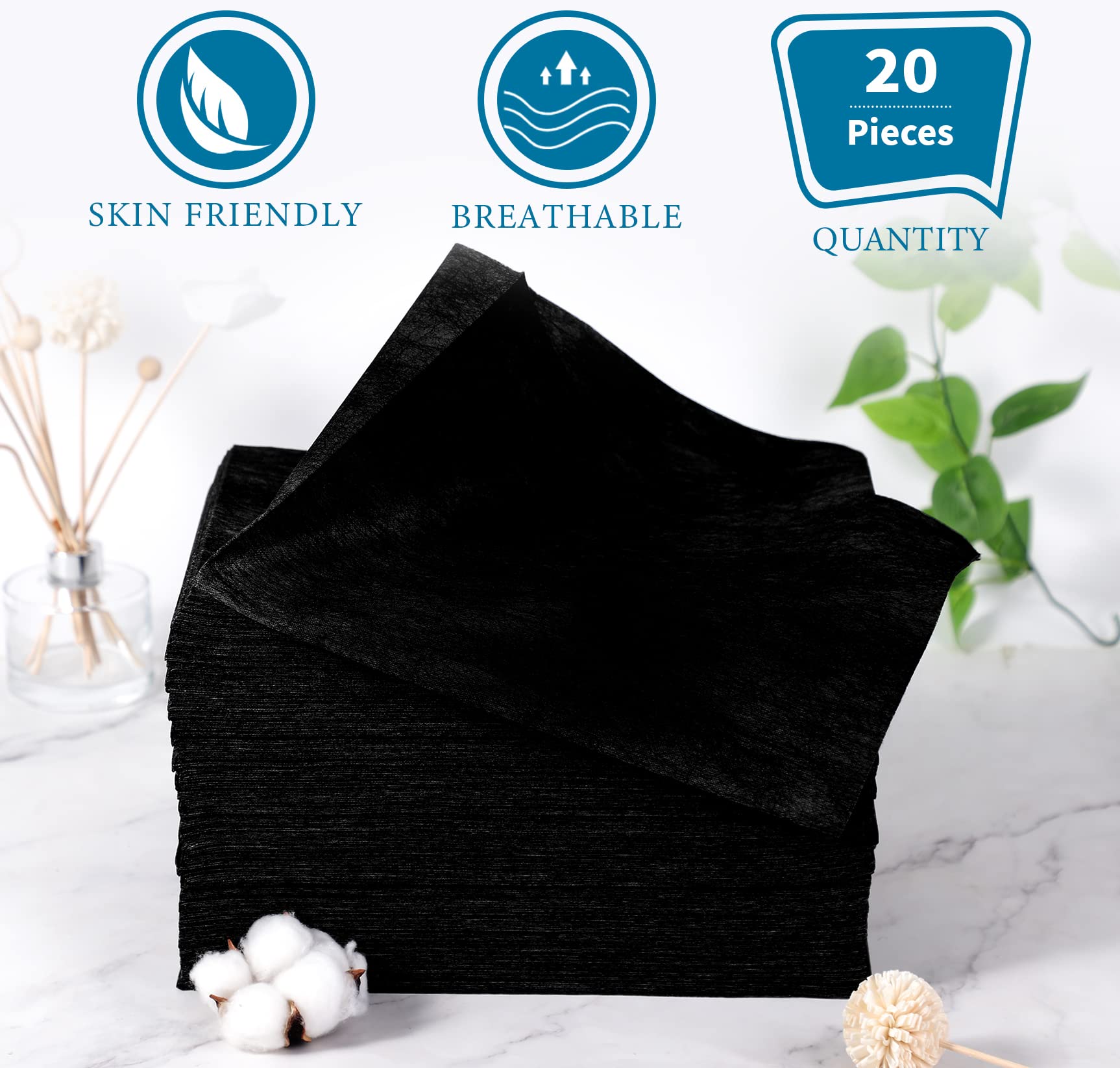 Boao disposable bed sheet closeup reveals soft nonwoven layer for comfort.