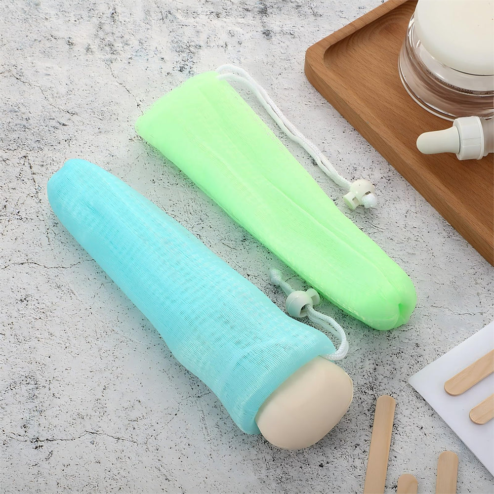 Boao mesh soap bag holds most soaps and supports quick drying after use.