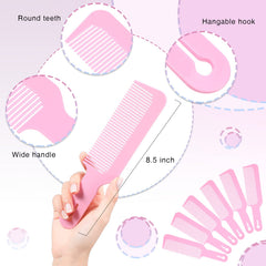 Boao anti-static heat-resistant hair combs reduce snagging during styling.