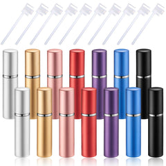 Boao 14-piece travel perfume atomizers in seven colors for organized scent storage