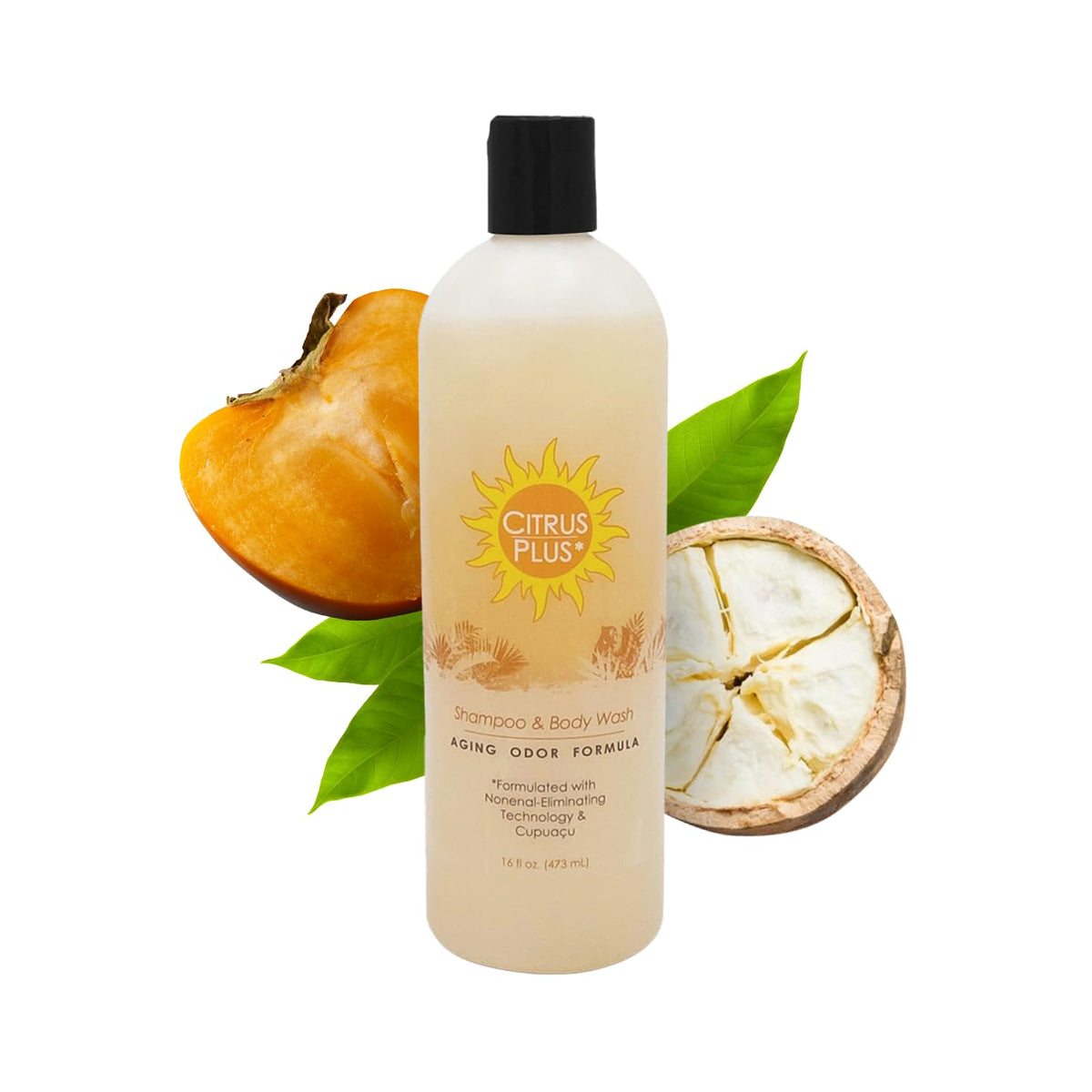 Bóa Vida Citrus Plus bottle demonstrates persimmon-based odor-neutralizing formula.