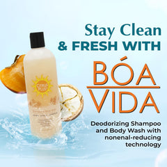 Bóa Vida Citrus Plus pour action shows effortless dispensing and travel-friendly design.