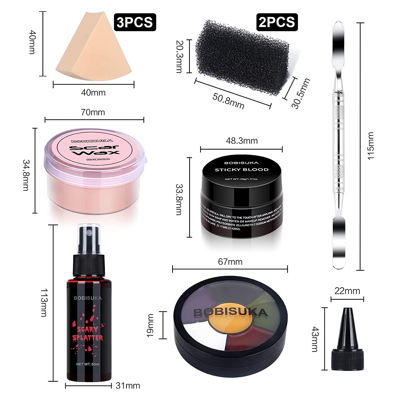BOBISUKA Demonic SFX complete kit for beginner looks