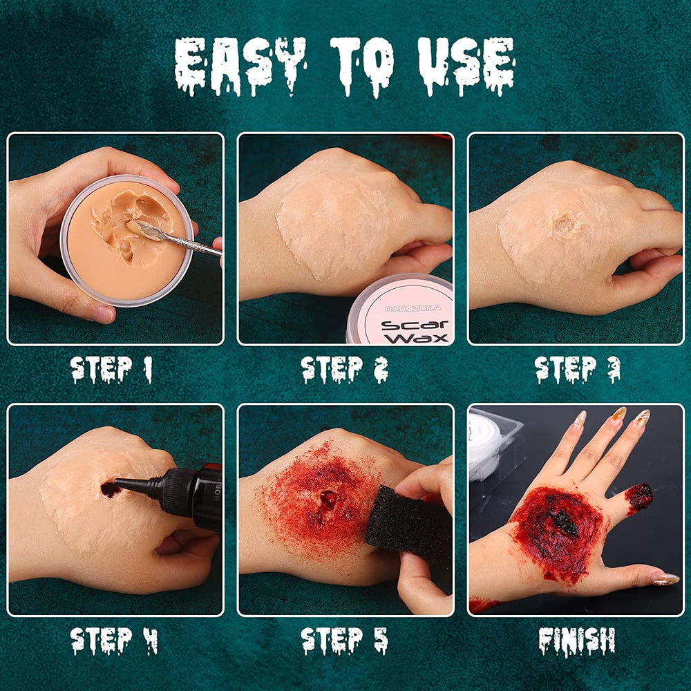 BOBISUKA Demonic SFX stipple sponges for textured prosthetics