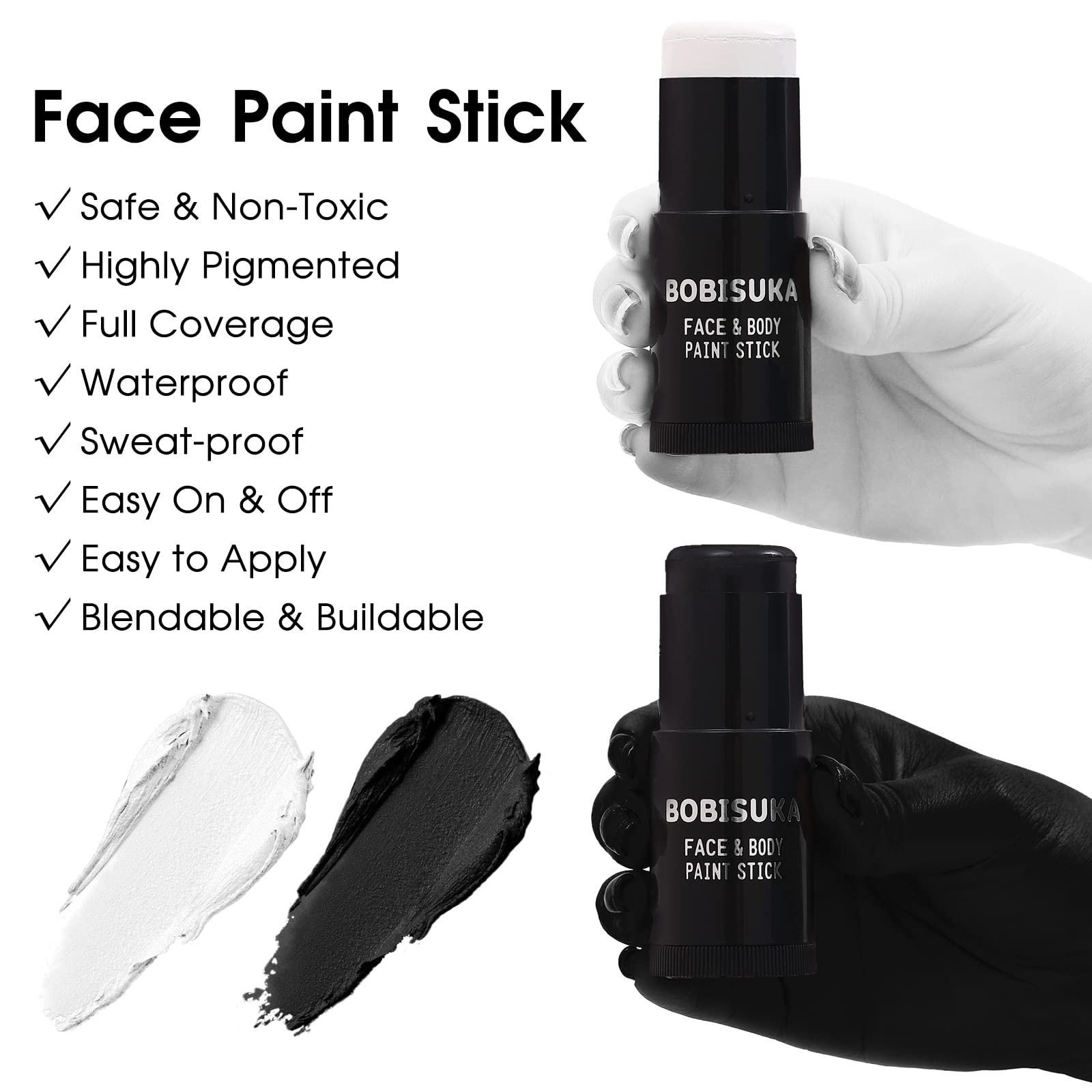 BOBISUKA setting powder provides a matte finish and longer wear.