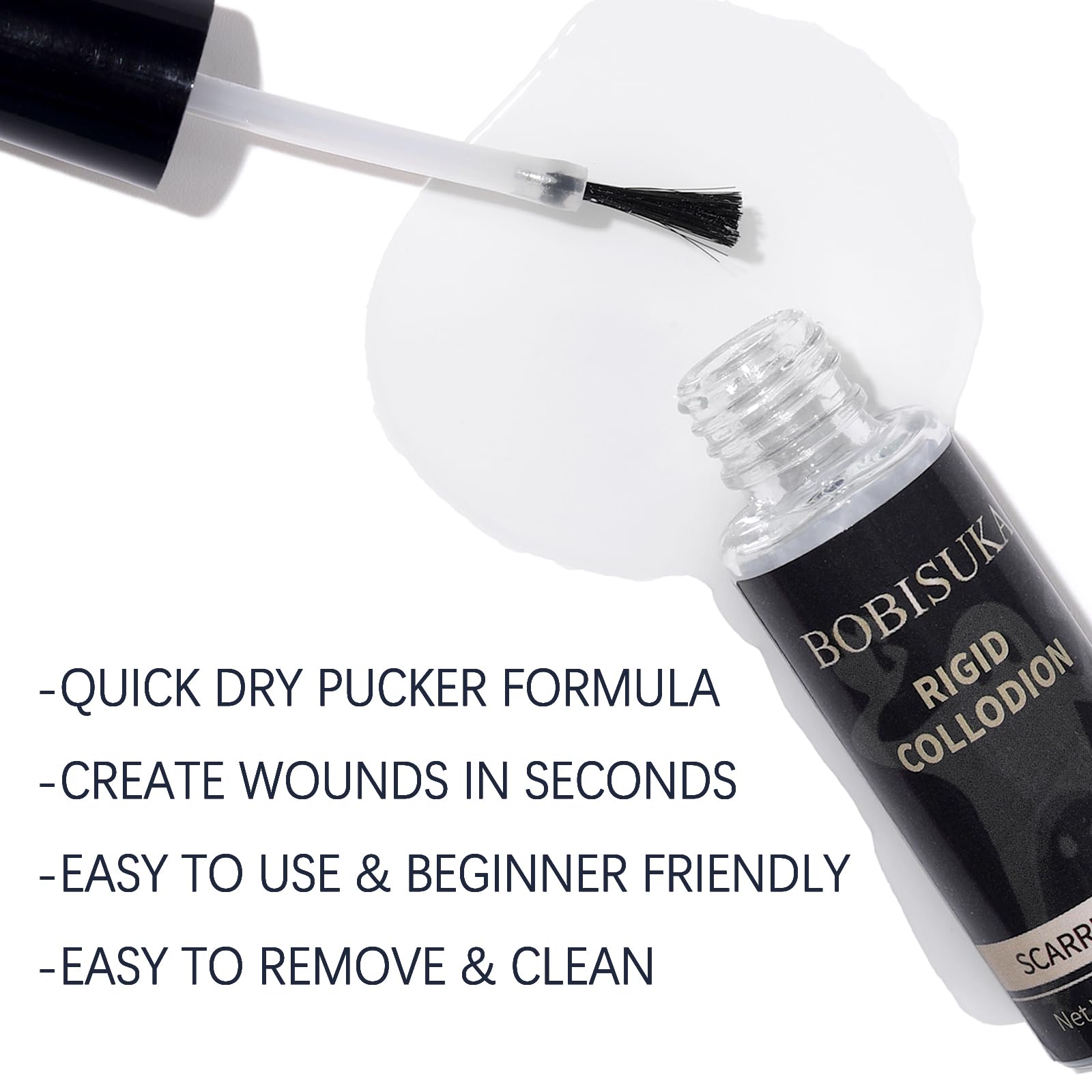 BOBISUKA SFX remover-bottle provides gentle removal after effects.