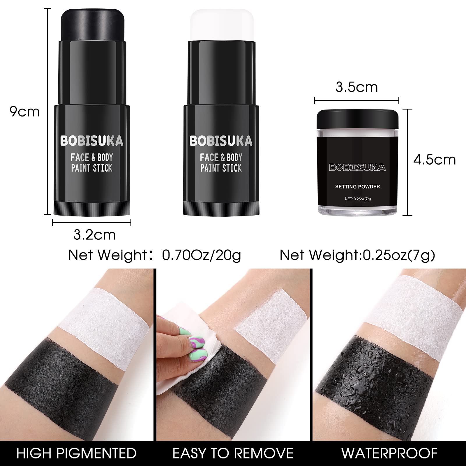 BOBISUKA sweat-proof sports makeup stays put under heat and activity.