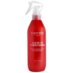 Bobos Remi Leave-In Conditioner bottle promotes silky, manageable hair