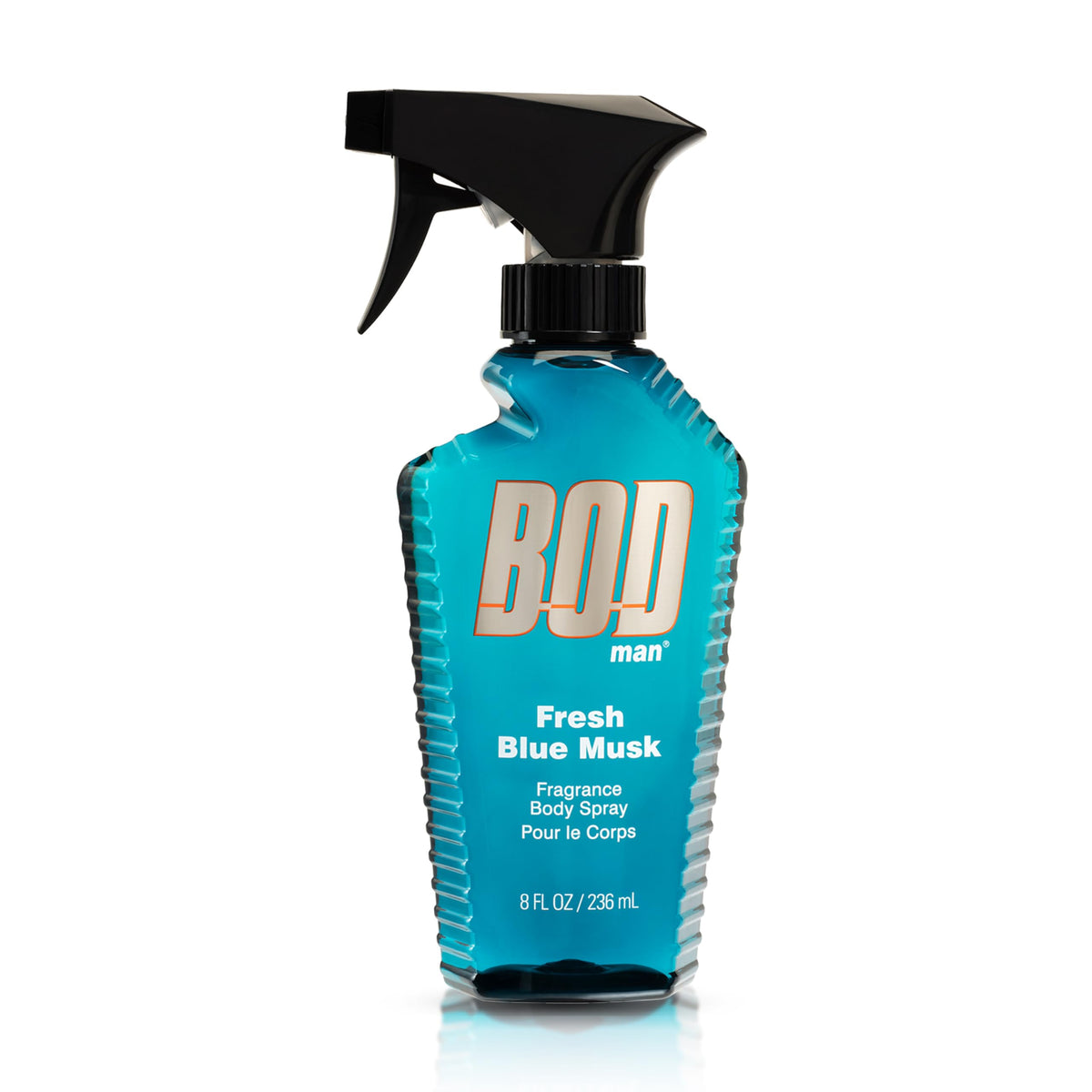 BOD man Fresh Blue Musk bottle front for daily freshness and confident presence.