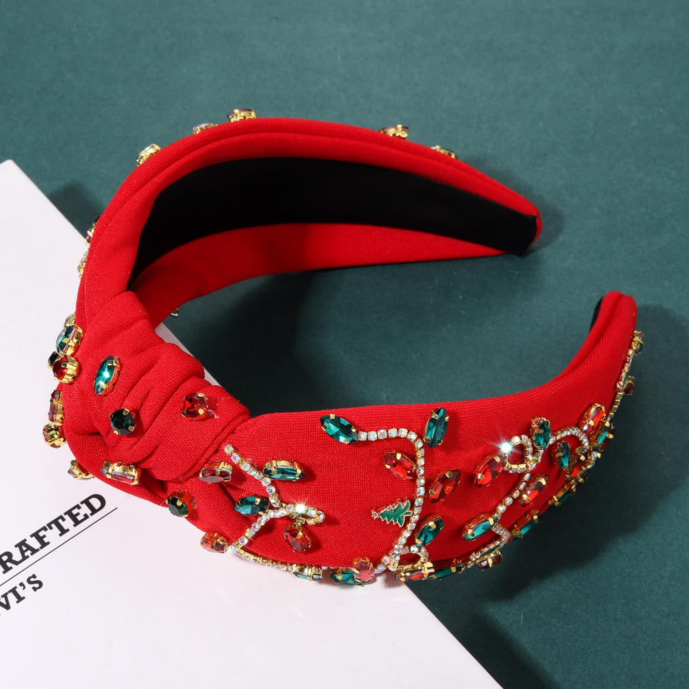 boderier Christmas headband versatile for holidays parties and photos