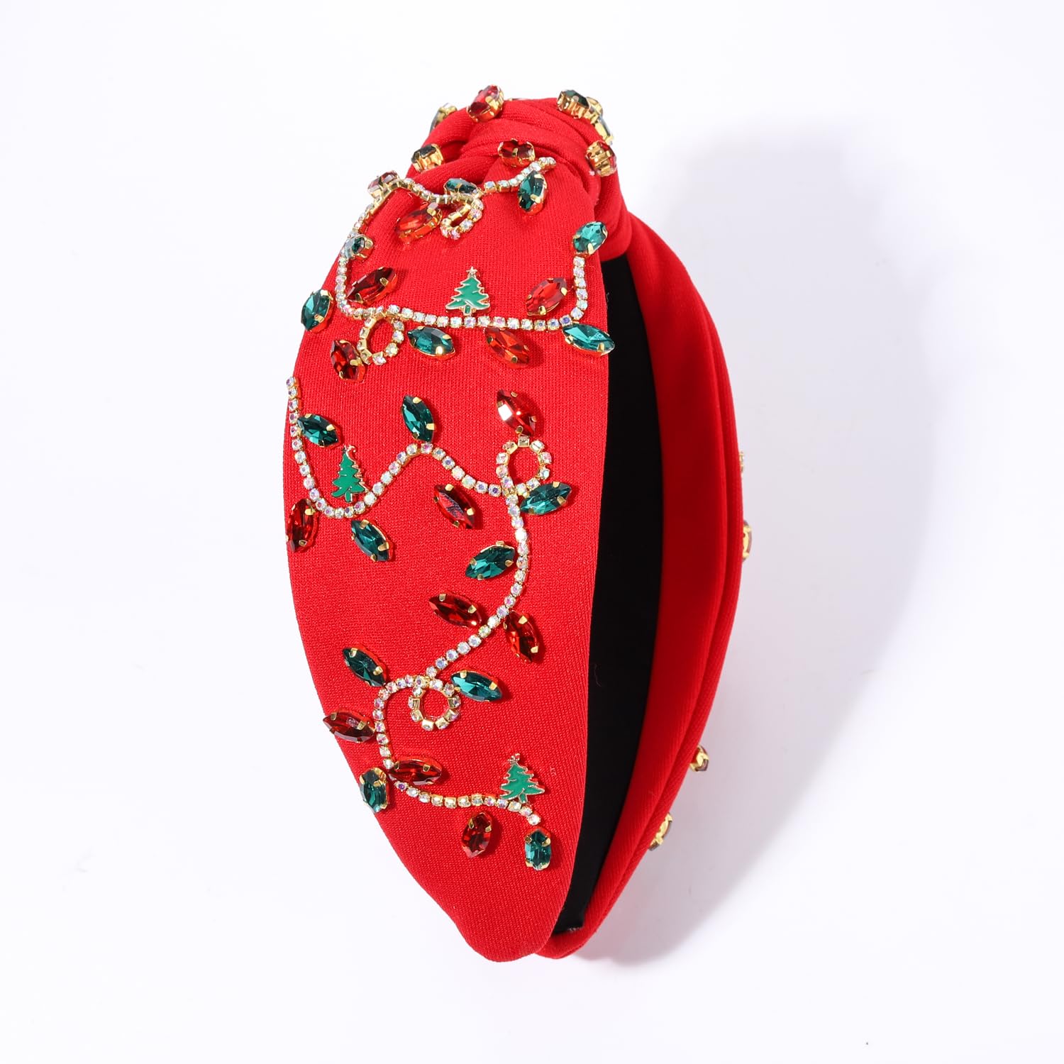 boderier Christmas headband knot burnout lights doubles as fun party prop