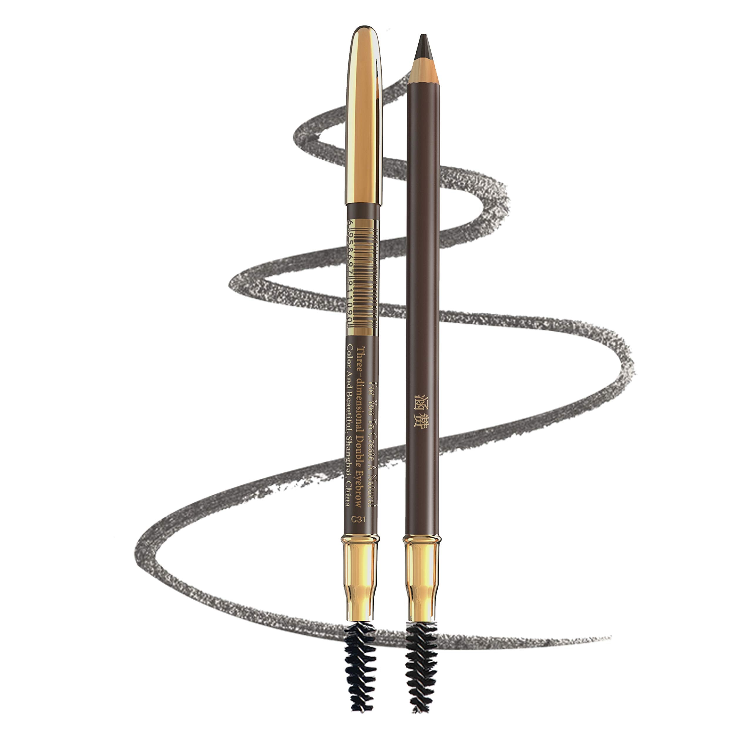 Bodermincer Eyebrow Pencil 5-color case keeps your shades organized.