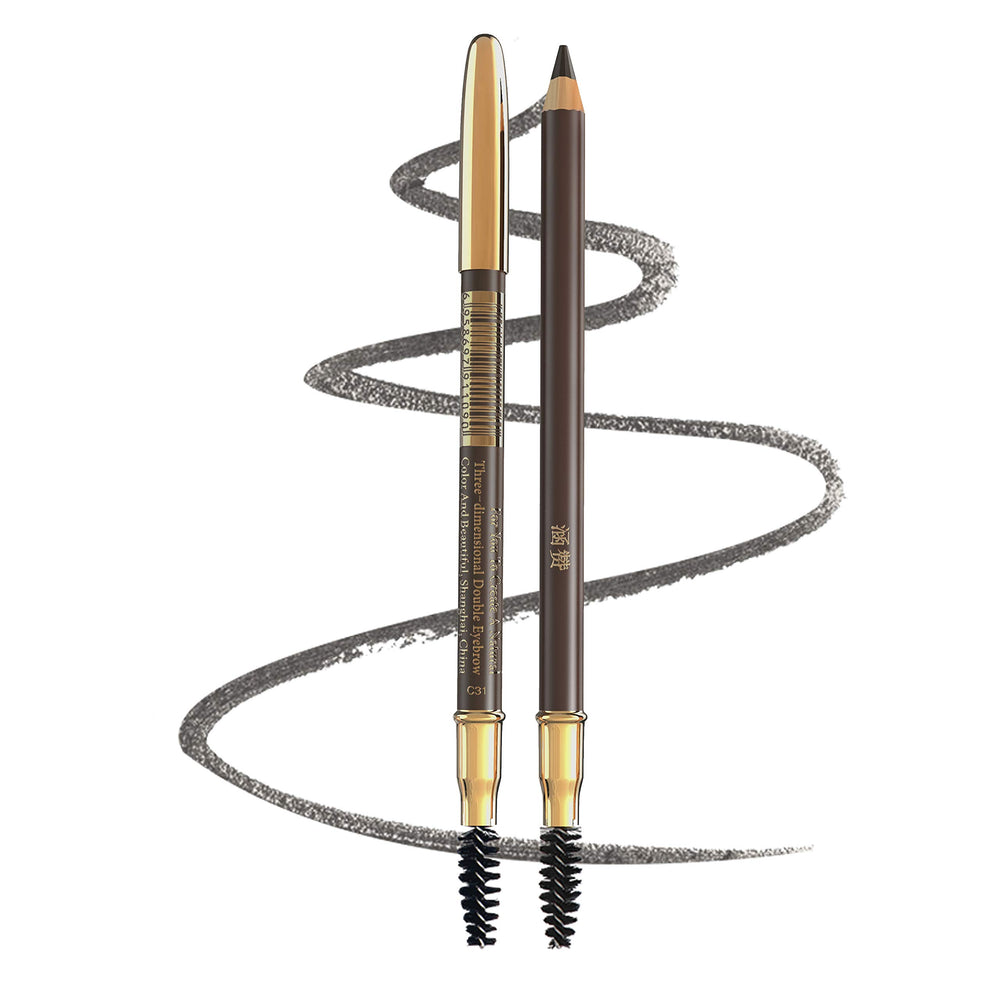 Bodermincer Eyebrow Pencil 5-color case keeps your shades organized.
