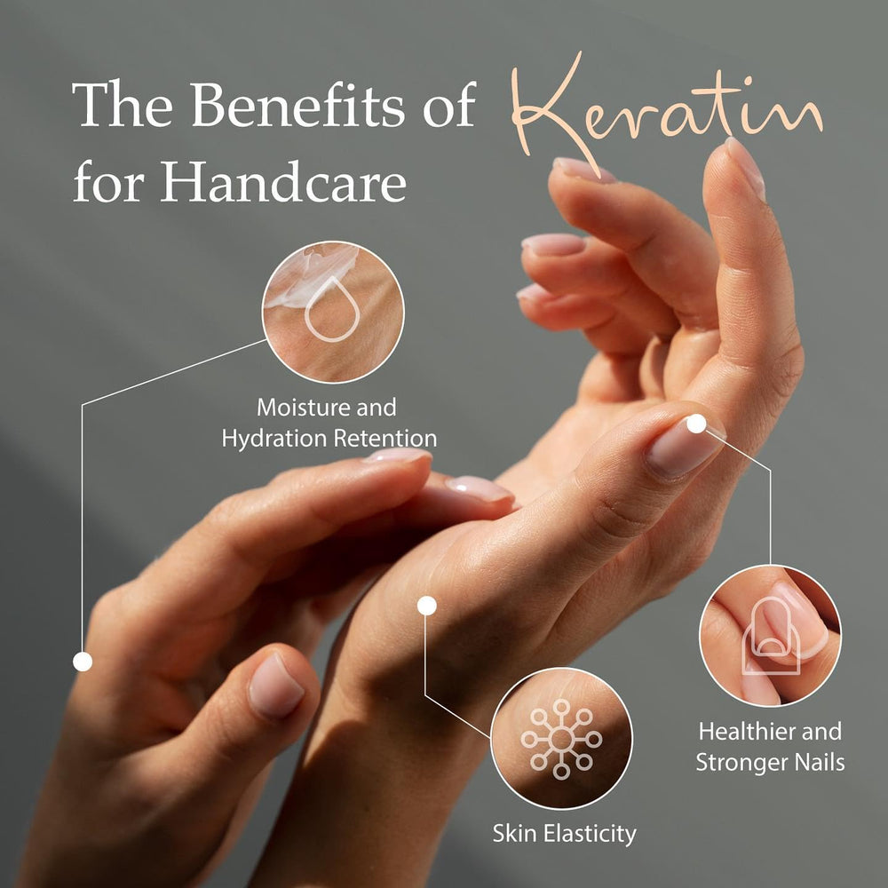 Bodipure Hand Mask Keratin Gloves soften cuticles for a smooth look.