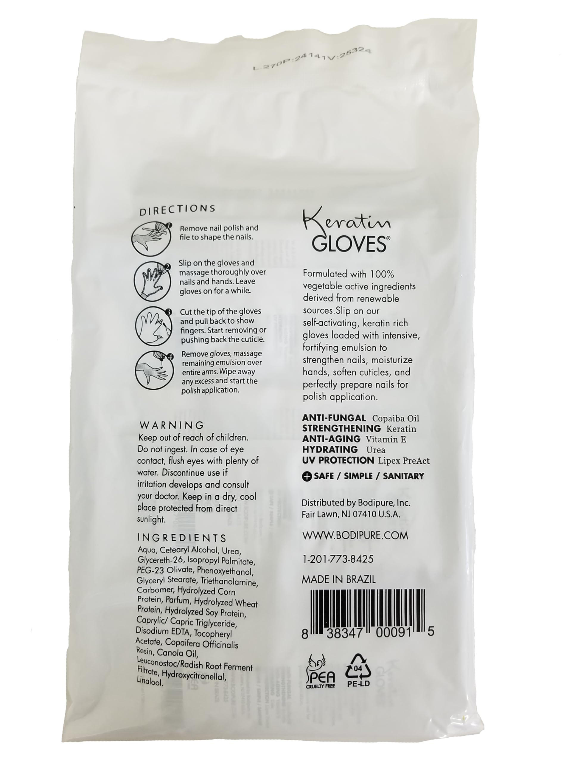 Bodipure soft hands after use closeup showing smooth, hydrated skin