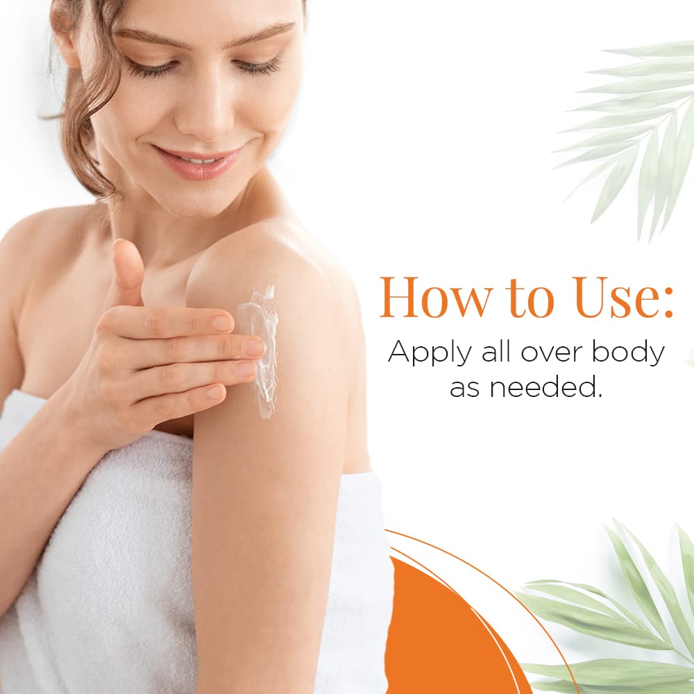 Body Drench moisturizer swatch on skin illustrates suitability for all skin types