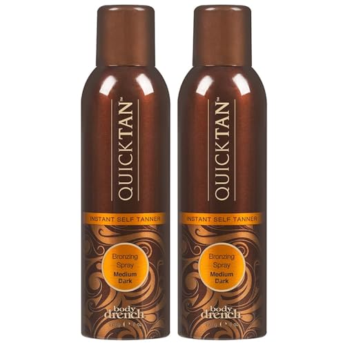 Body Drench QuickTan bottle front showing instant bronze glow