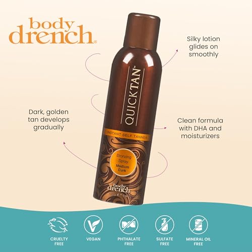 Body Drench QuickTan gradual tan developing in 3-5 hours