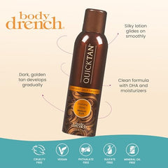 Body Drench QuickTan gradual tan developing in 3-5 hours
