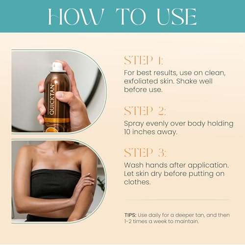 Body Drench QuickTan medium/dark swatch illustrating natural bronze