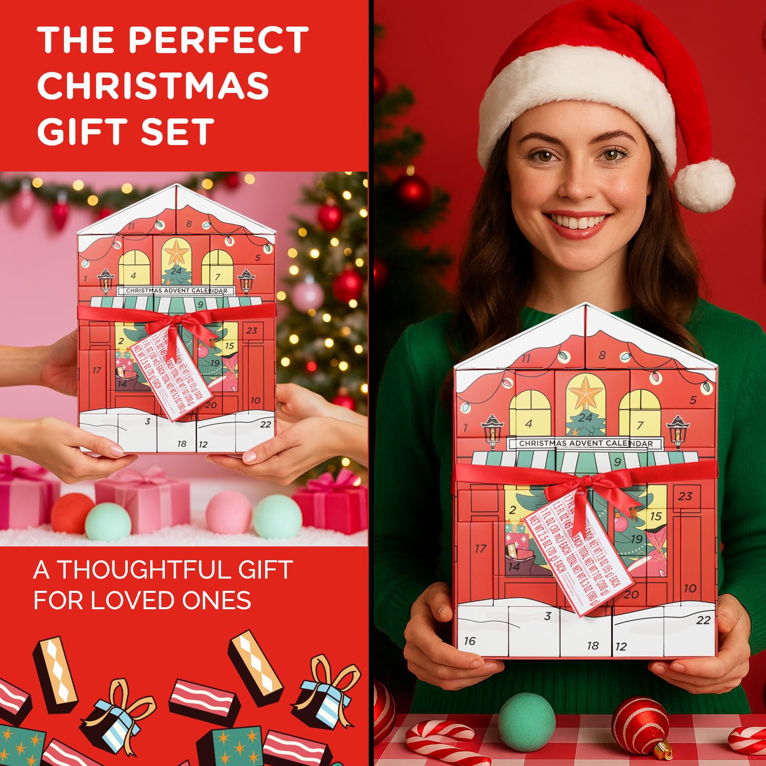 BODY & EARTH 24-day Christmas calendar showcased as thoughtful daughter gift option.