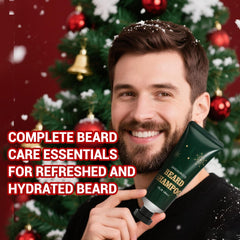 BODY & EARTH beard oil bottle showcases nourishing beard care for daily styling.