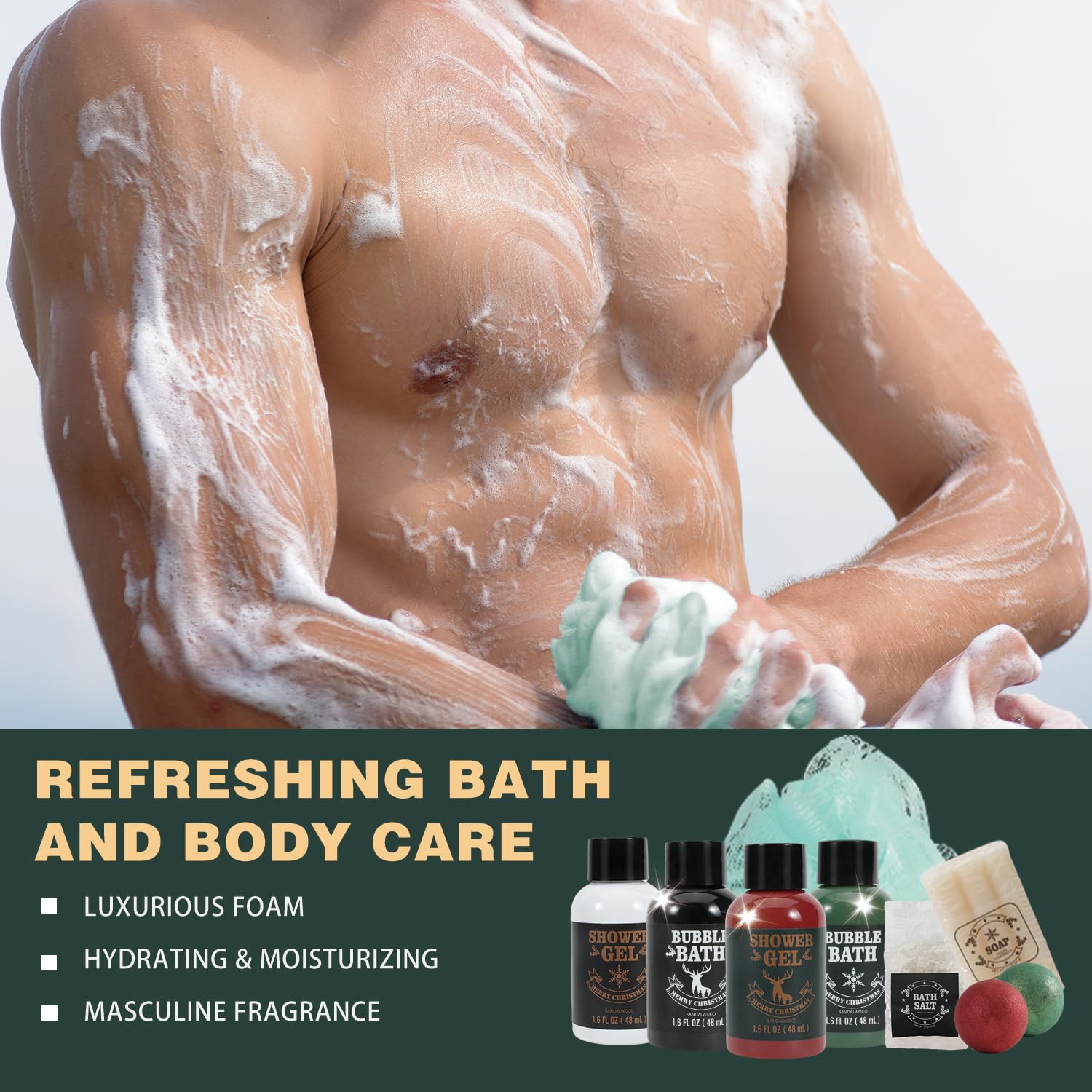 BODY & EARTH Advent Calendar 2025 vitamin E hydration supports beard and skin health.