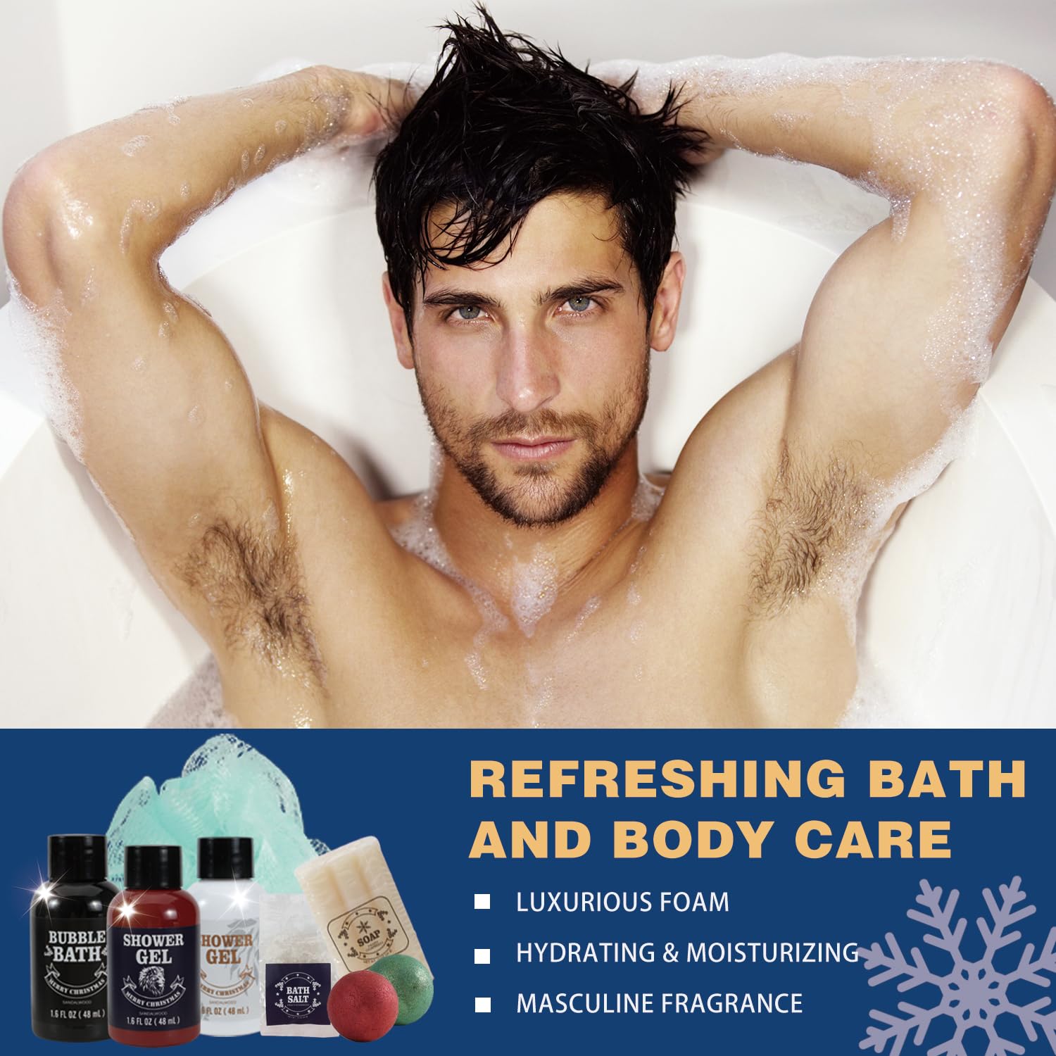BODY & EARTH body scrub and bath bombs provide gentle exfoliation and spa-like moments