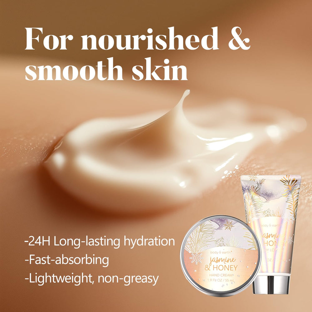 Body & Earth Jasmine & Honey upscale gift packaging
