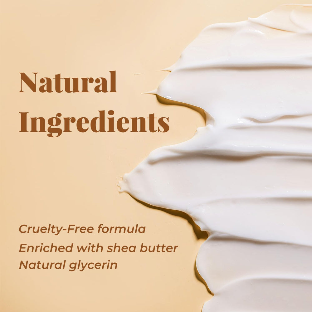 BODY & EARTH Cherry Blossom hand cream promotes light hydration for daily care.