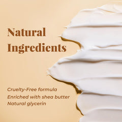BODY & EARTH Cherry Blossom hand cream promotes light hydration for daily care.