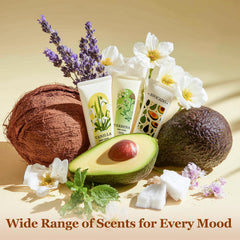 BODY & EARTH moisturizing formula absorbs quickly without a greasy feel