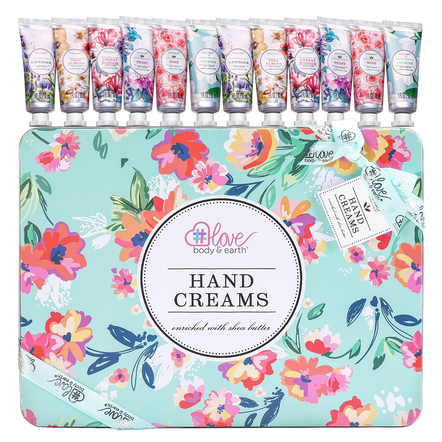 BODY & EARTH Travel-size set for on-the-go hand care.