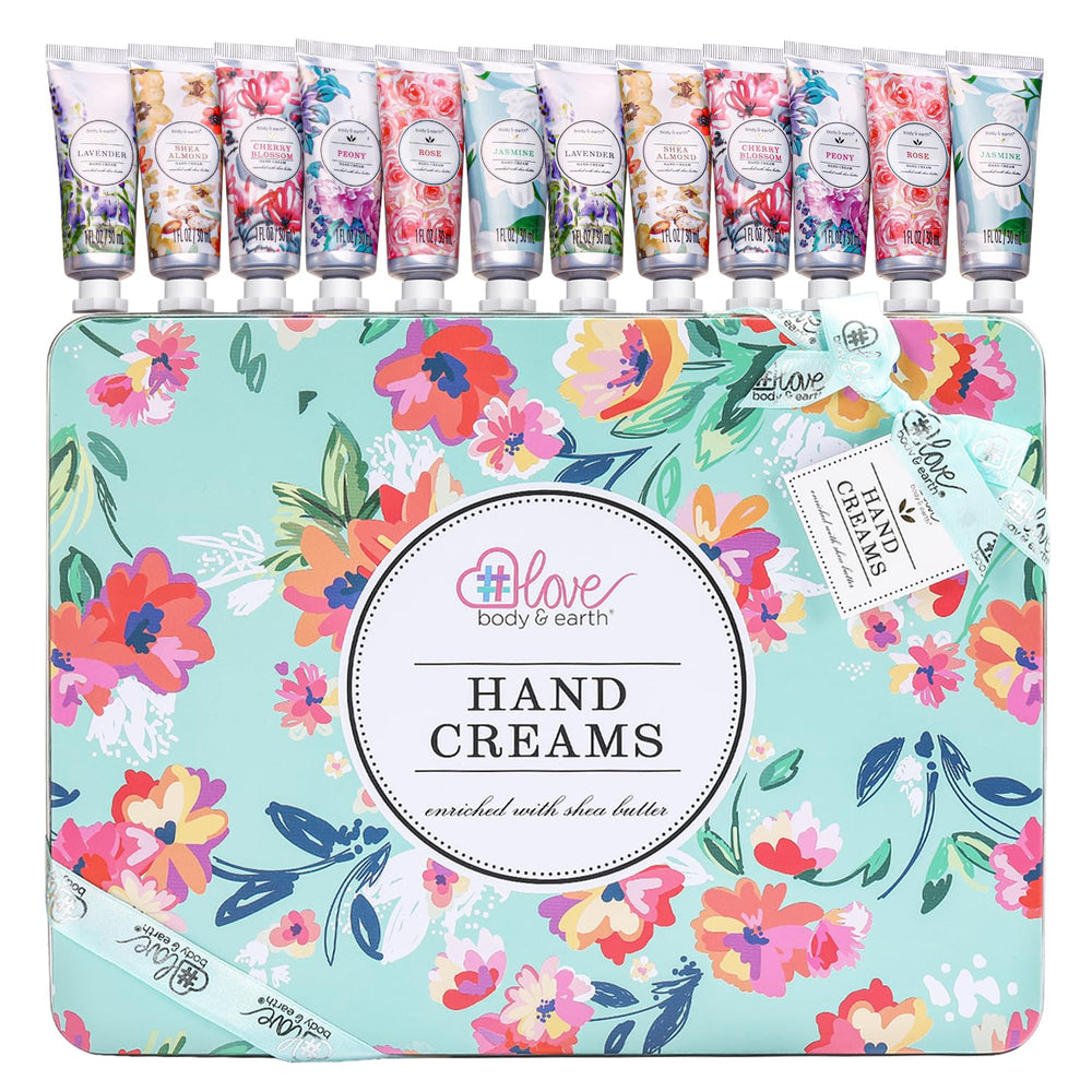 BODY & EARTH Travel-size set for on-the-go hand care.