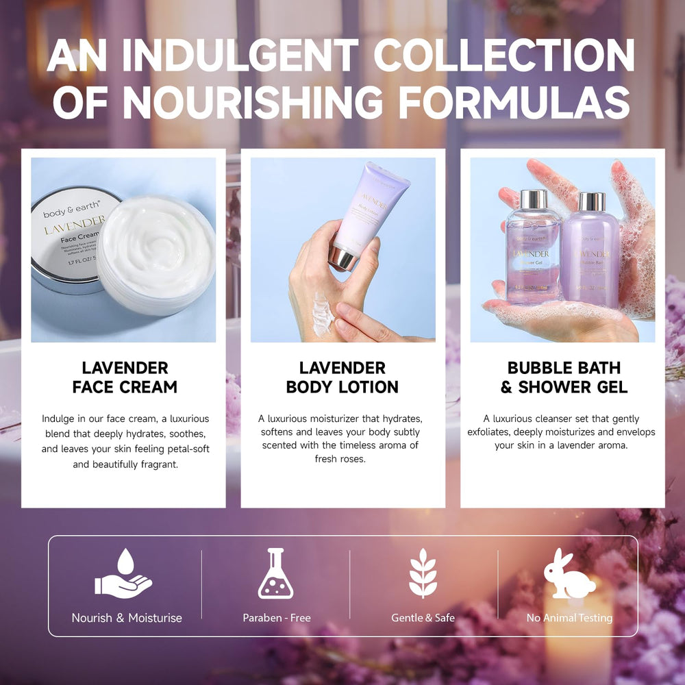 Body & Earth hydrating body lotion for lasting moisture.