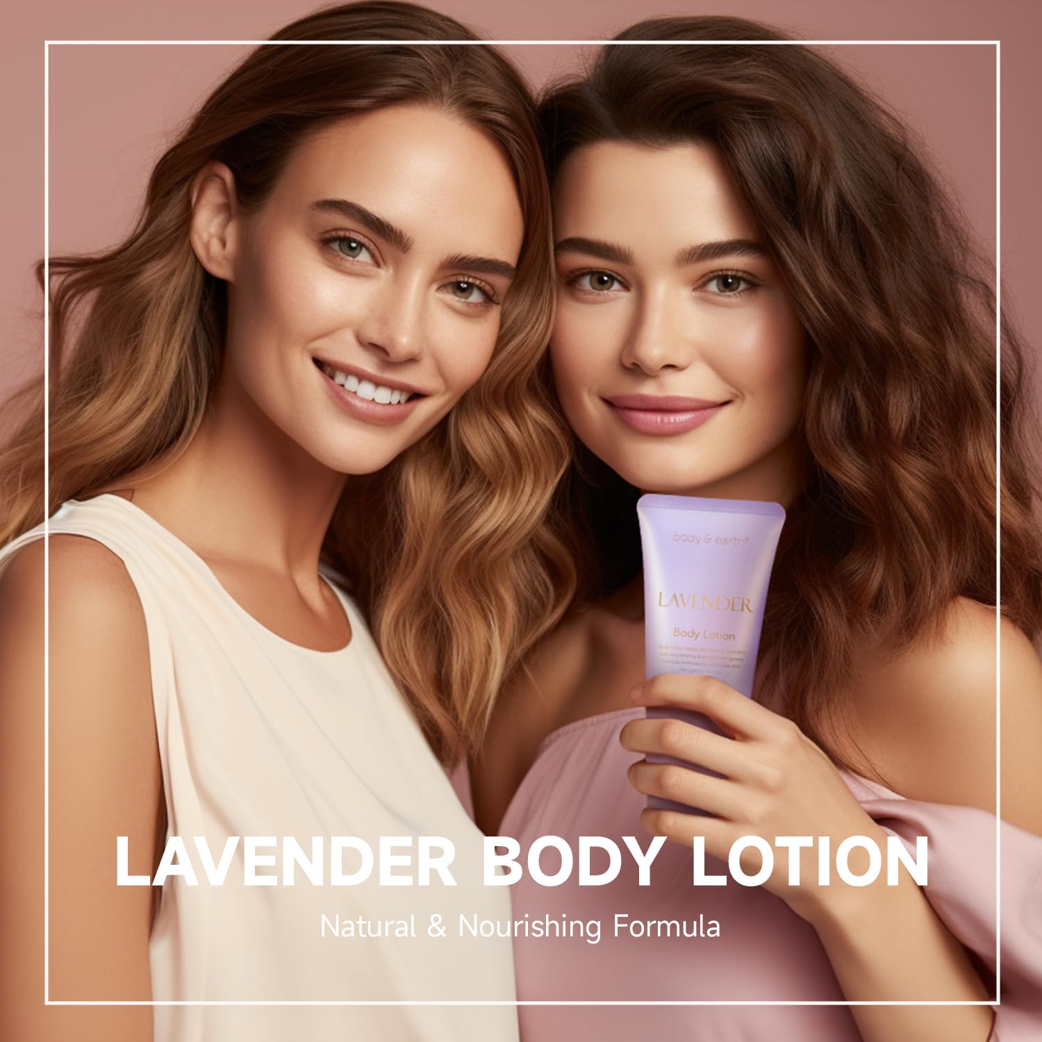 Body & Earth lavender shower gel bottle ready for soothing daily cleanse.