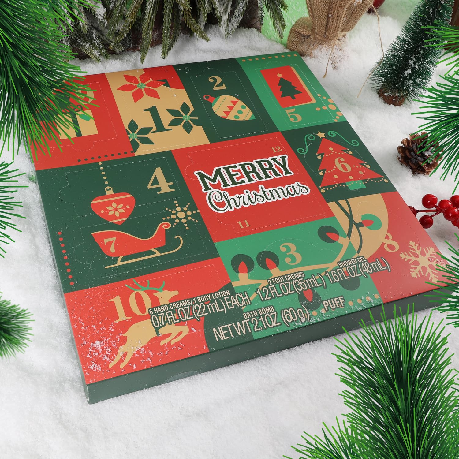 Body & Earth # Love Advent Calendar 2025 hand cream tube close-up radiates nourishing softness
