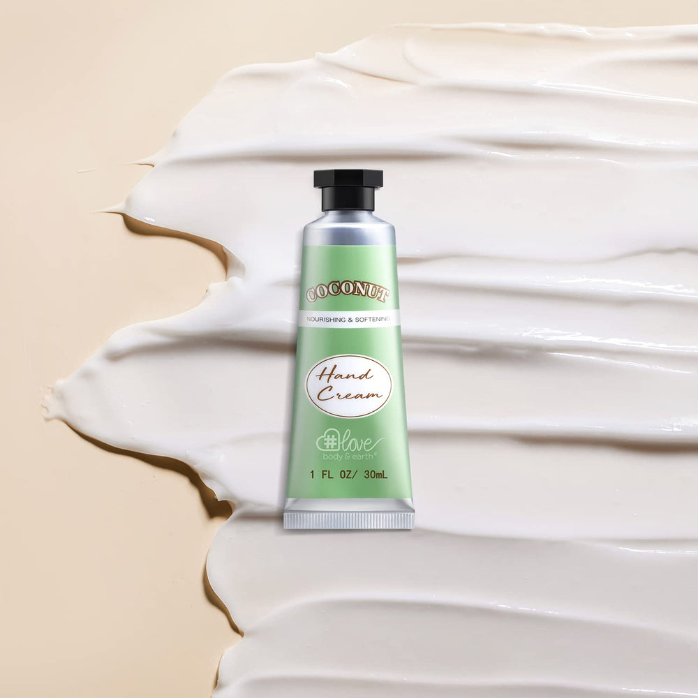 BODY & EARTH # LOVE vanilla hand cream, warm scent and smooth, non-greasy feel