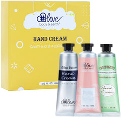 Body & Earth # Love pink sugar hand cream tube for travel hydration and mood lift