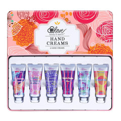 BODY & EARTH # LOVE hand cream travel-size packaging for on-the-go hydration