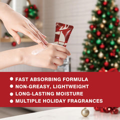 BODY & EARTH # LOVE nourishing hand creams set in 8x22ml tubes.