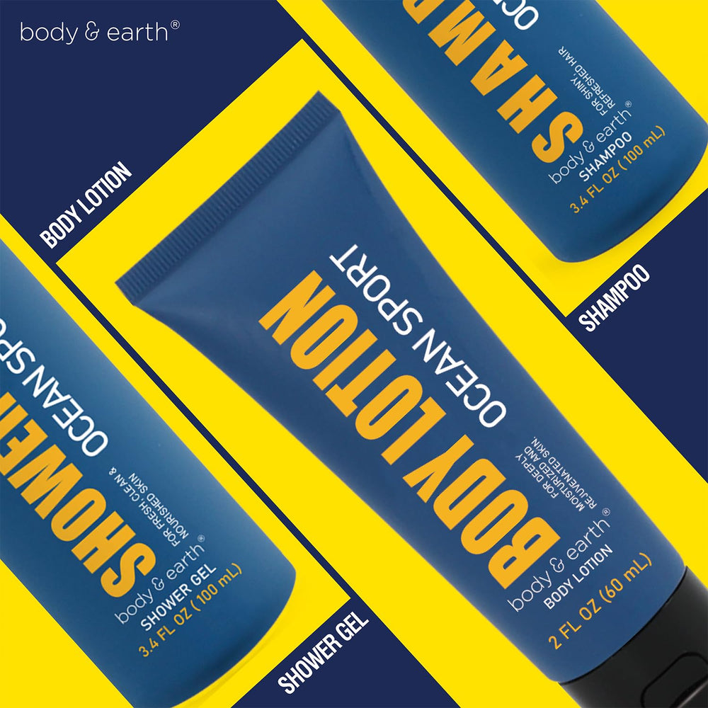 Body & Earth ocean-scent label creates a spa-like home ambiance.