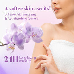 Body & Earth orchid hand cream ensures daily moisture during routines.