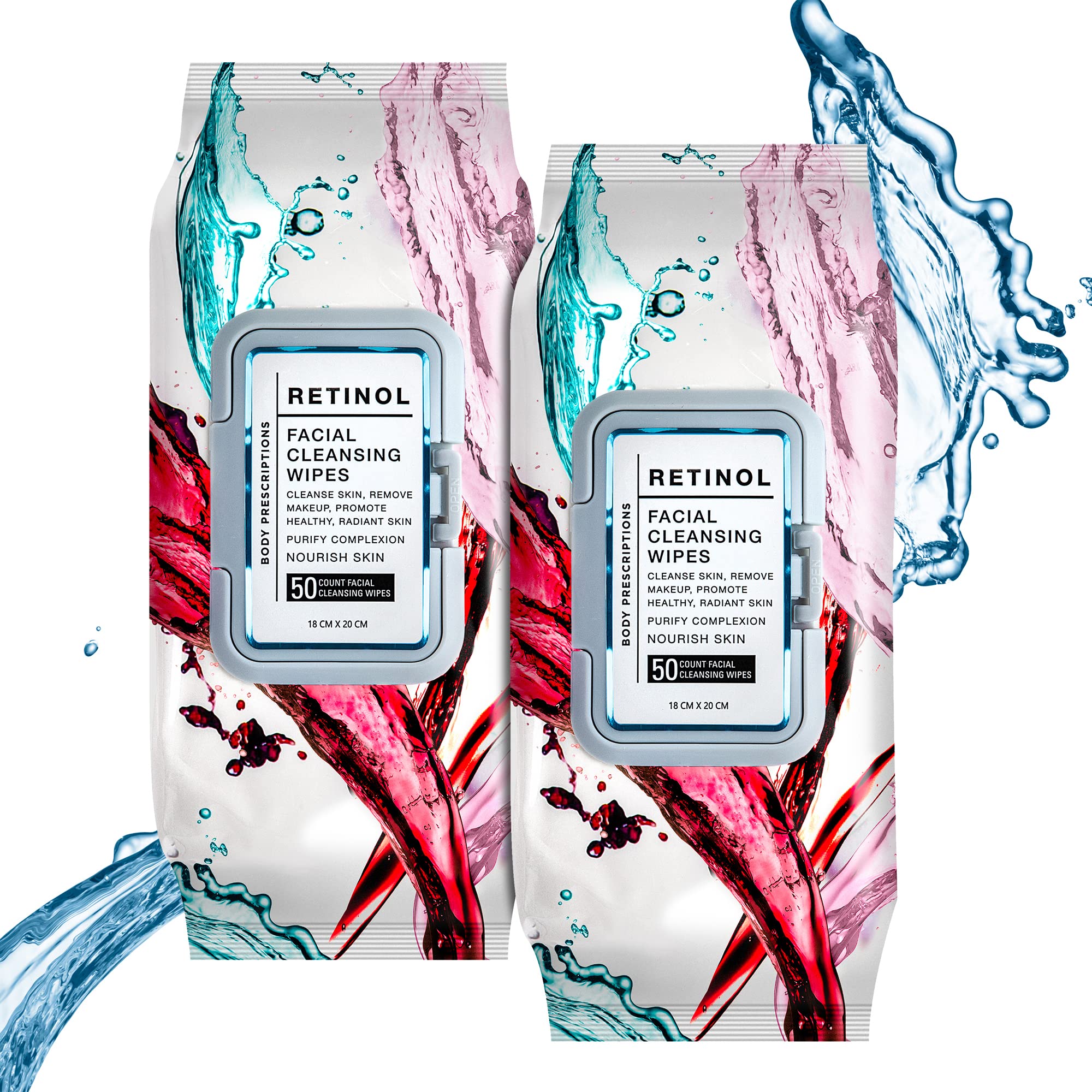 Body Prescriptions makeup cleansing wipes pack for on-the-go cleansing and makeup removal.