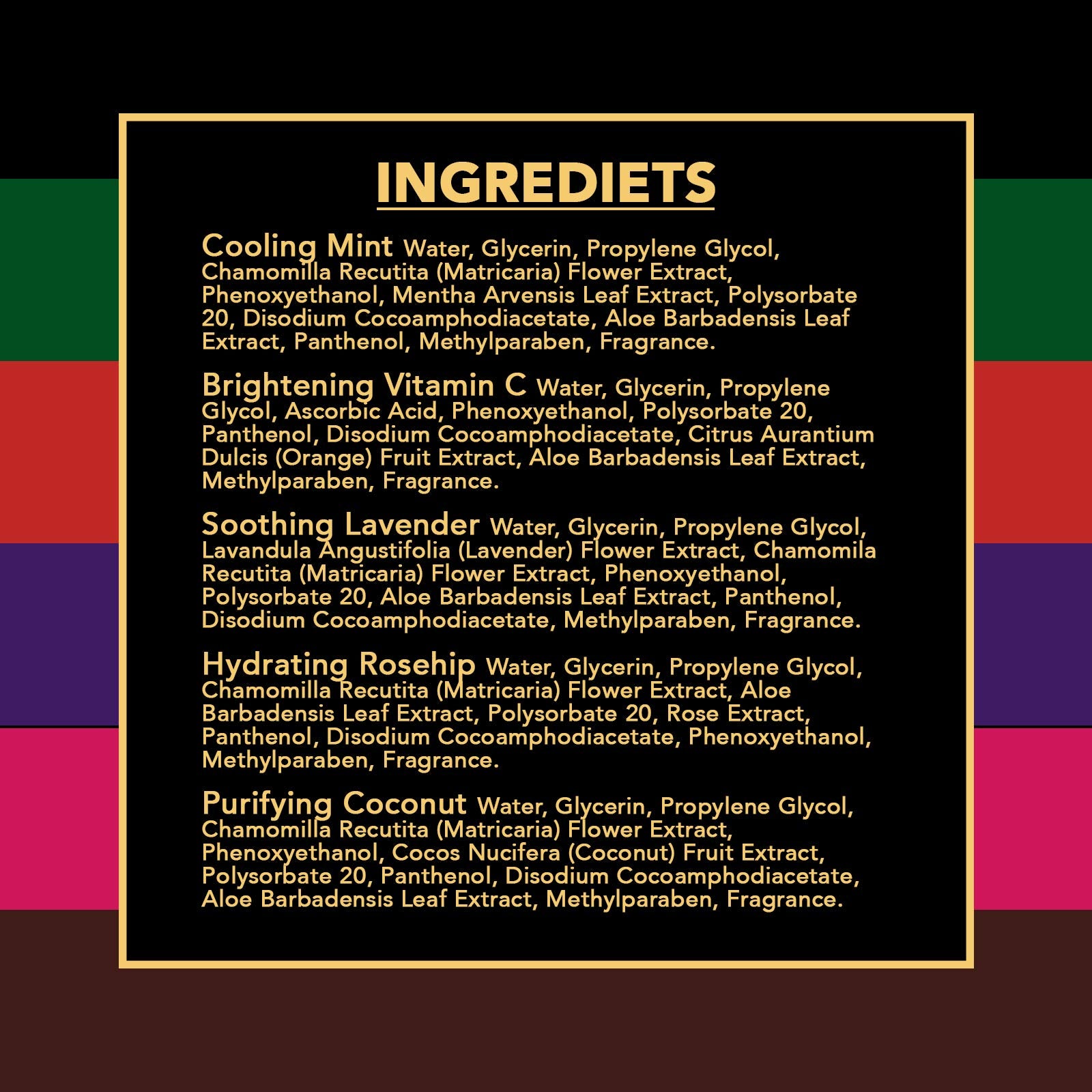 Body Prescriptions reseal pack convenience supports gym, travel, and quick makeup changes.