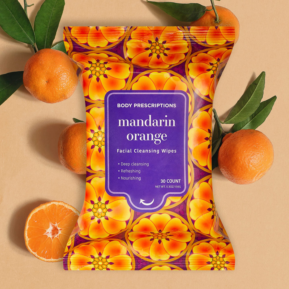 Body Prescriptions Makeup Remover Wipes jasmine-tea infusion for soothing cleanse and radiant-looking skin