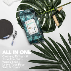 Body Prescriptions Tea Tree Wipes remove makeup around eyes gently