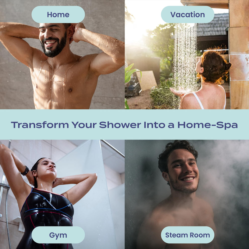 Body Restore Clarity steamers in a cozy bathroom setting for daily stress relief.