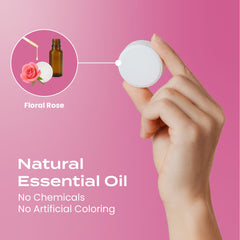 Body Restore rose-scent shower bombs close-up mood-boost in shower